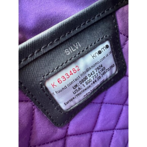 Knomo Silvi Tech Crossbody in Violet - Picture 2 of 3